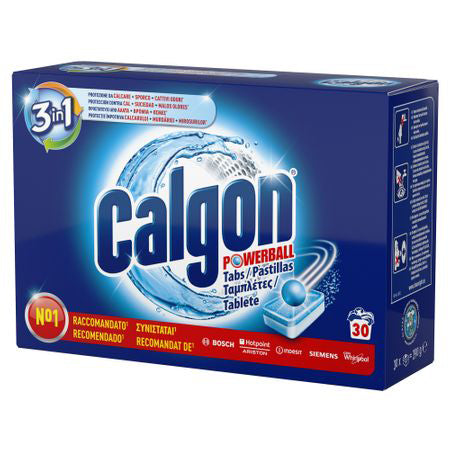 Tablete Anticalcar Calgon Powerball 3in1, 30buc