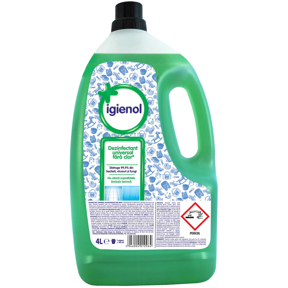 Igienol Dezinfectant Universal Verde 4 L