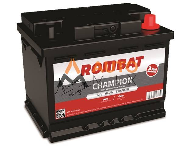 Acumulator Rombat Champion 12 V, 64 Ah