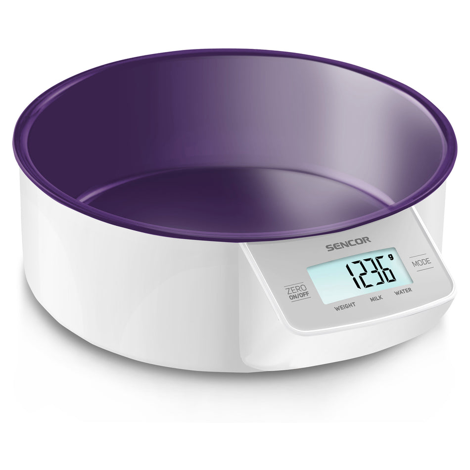 Cantar Bucatarie Cu Bol Colorat Sencor, 1000ml