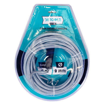 Șarpe instalații sanitare 5 m 9 mm Detoolz DZ-CC3035-G01