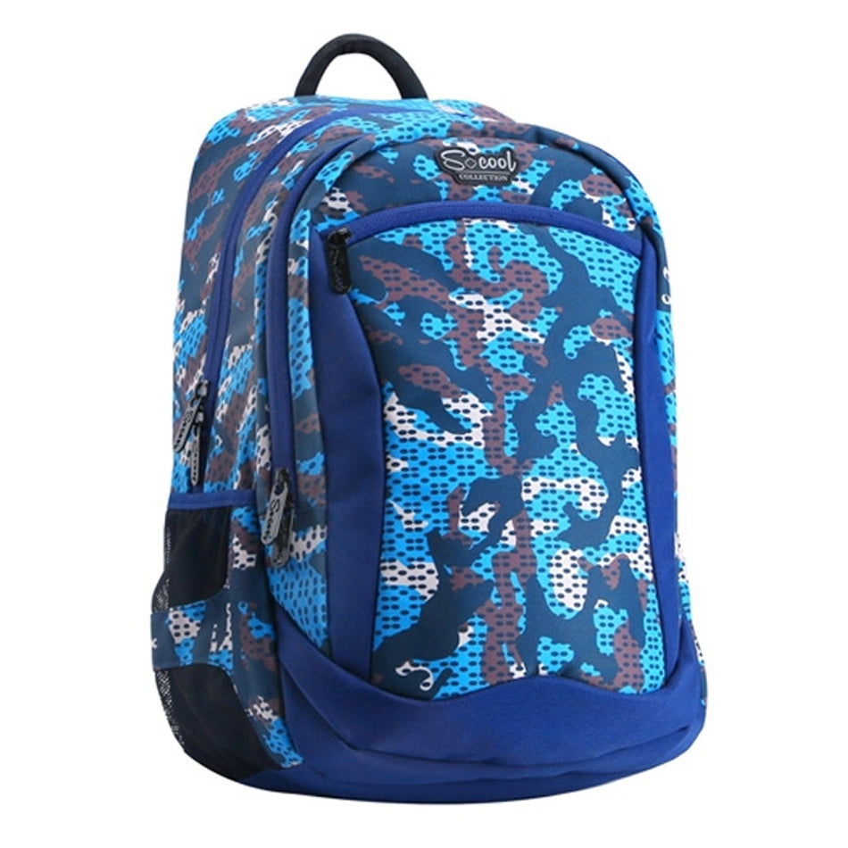 Ghiozdan Comp.Laptop, Blue Military, 43 Cm Sc1078 S-Cool