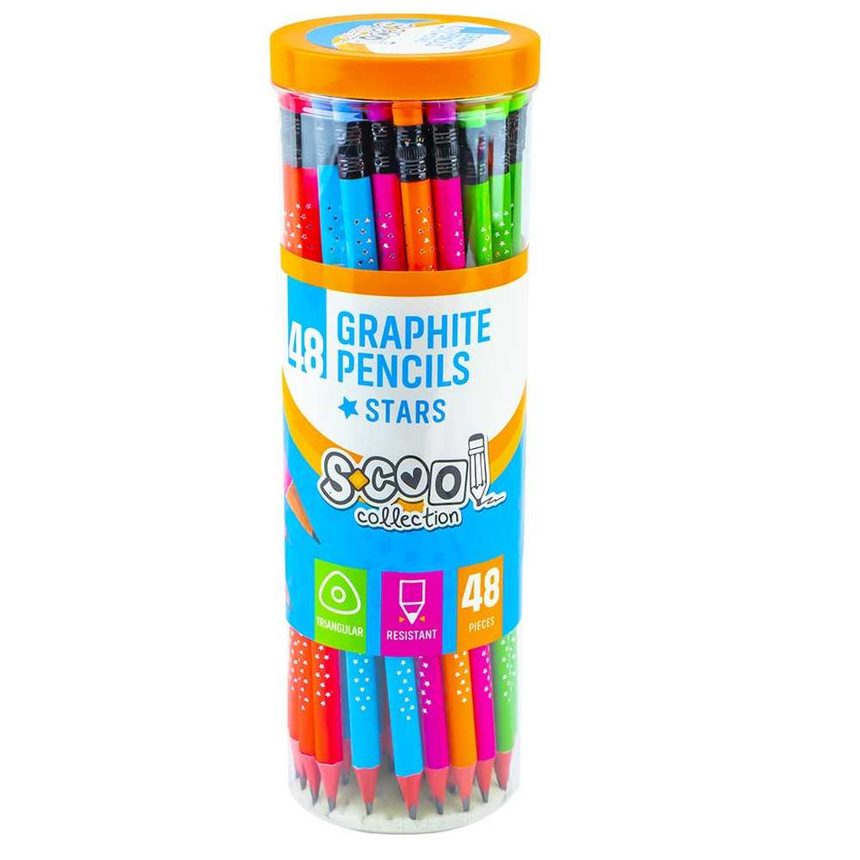 Creion Grafit Hb, Radiera, Shining Star Sc324 S-Cool