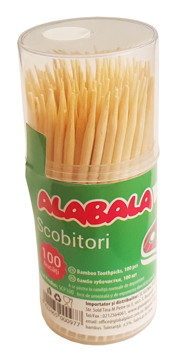 Scobitori Bambus 100buc/cutie