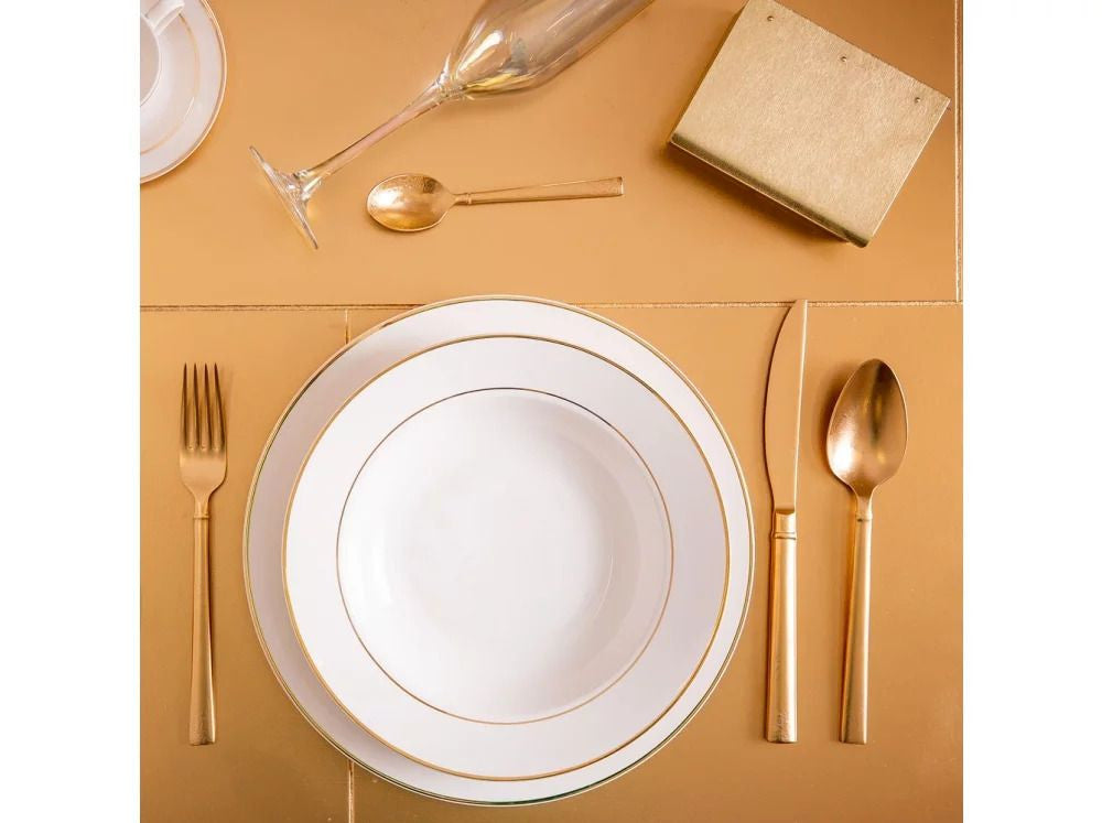 Serviciu de masă 18 piese pentru 6 persoane Aura Gold Ambition 29193