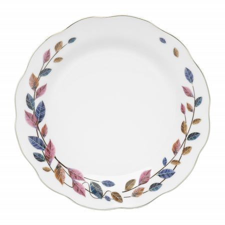 Serviciu de masă 18 piese, 6 persoane, Vergo, design geometric și margine aurie DOMOTTI 42455
