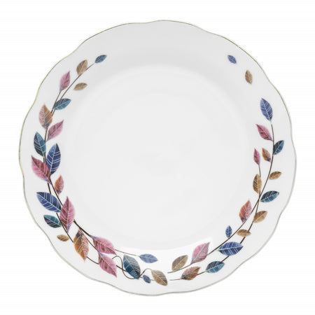 Serviciu de masă 18 piese, 6 persoane, Vergo, design geometric și margine aurie DOMOTTI 42455