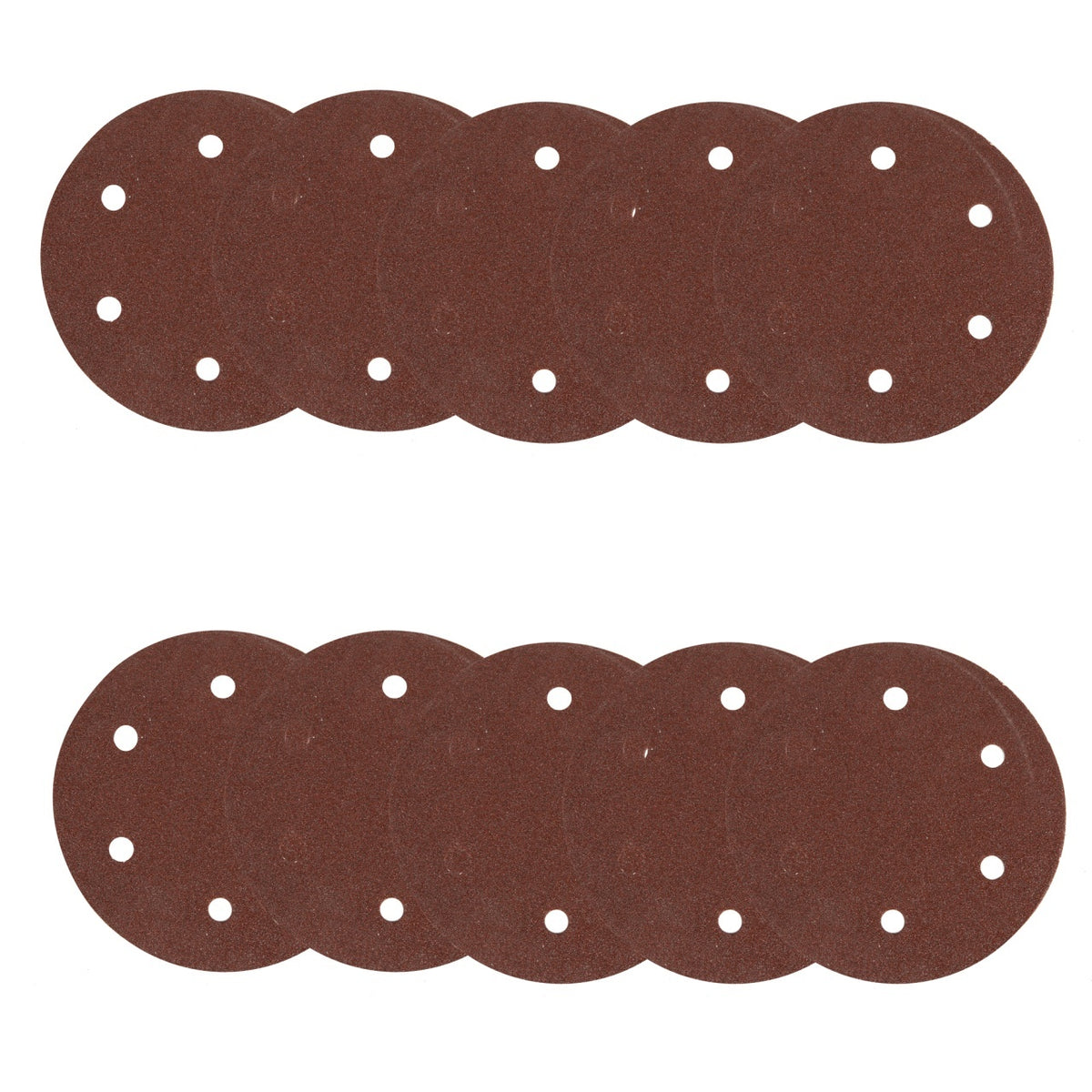 Set 10 hârtie abrazivă P80 215 mm 6 găuri Detoolz DZ-C268