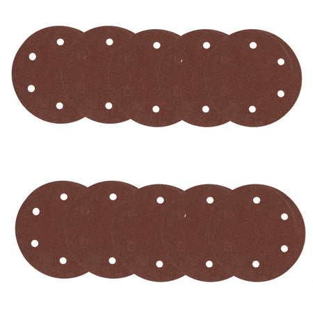 Set 10 hârtie abrazivă P80 215 mm 6 găuri Detoolz DZ-C268