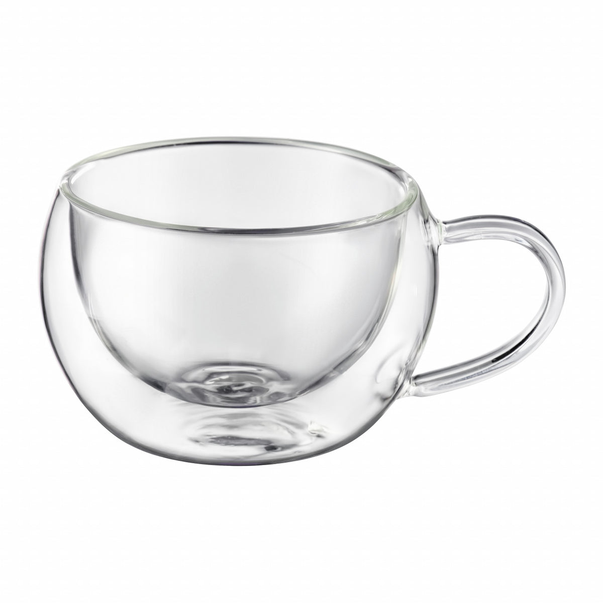Set 2 căni termorezistente Mia Ambition, sticlă, pereți dubli 300 ml