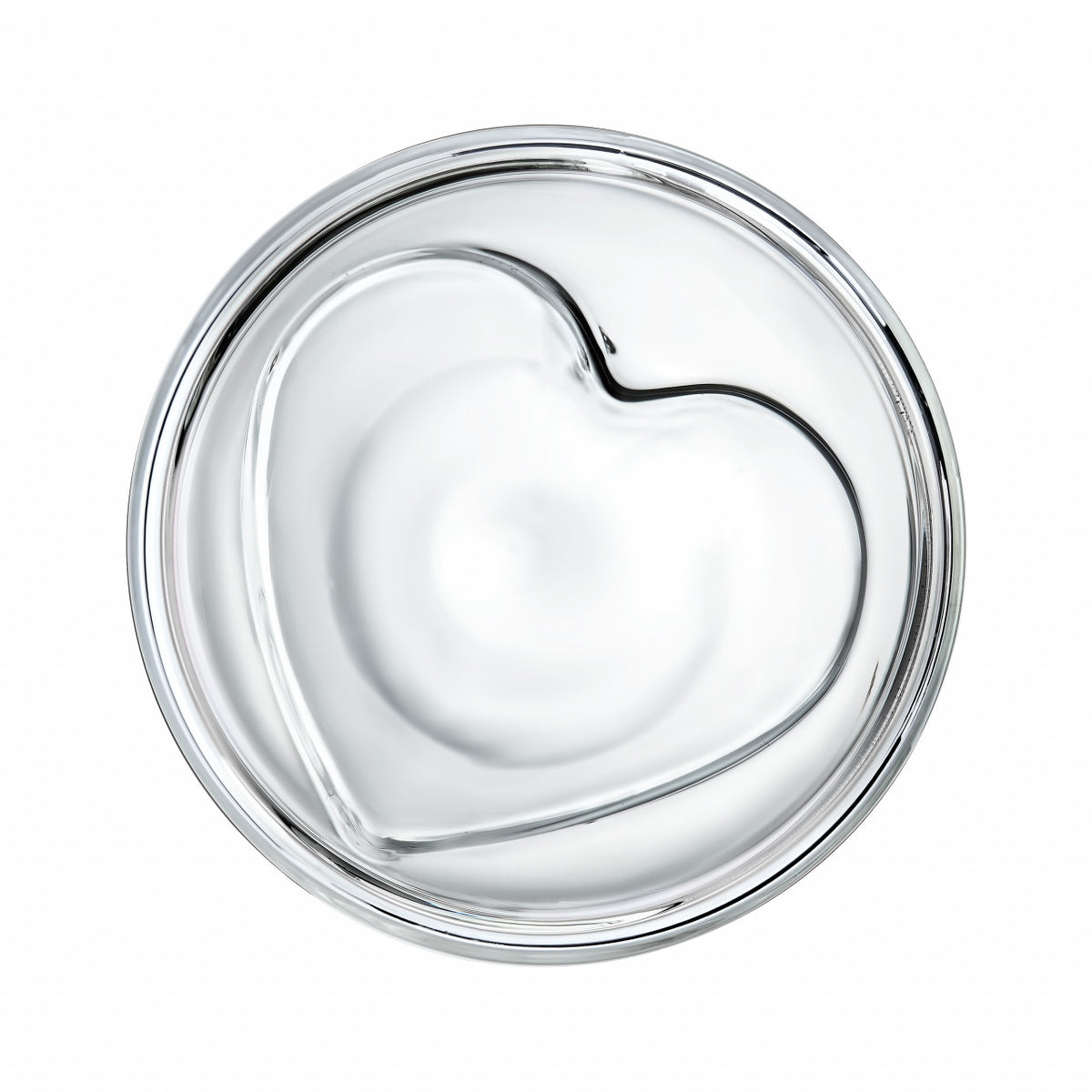 Set 2 pahare termorezistente cu model inima Mia Ambition pentru băuturi calde sau reci 250 ml