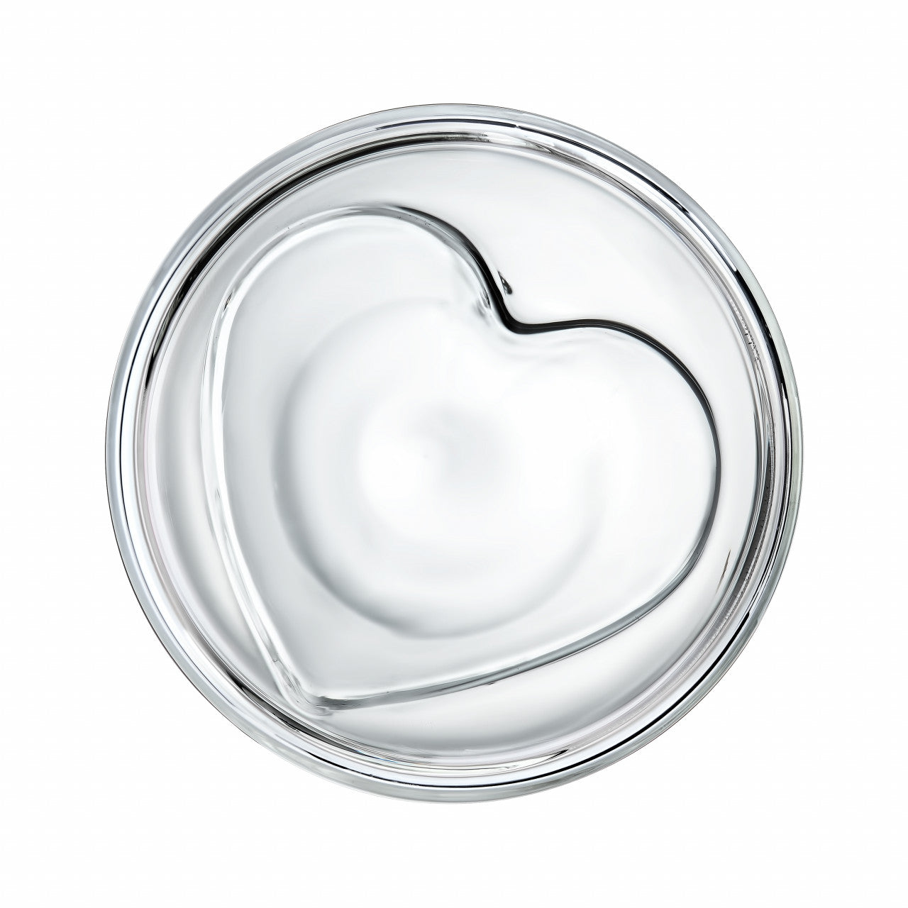Set 2 pahare termorezistente cu model inima Mia Ambition pentru băuturi calde sau reci 250 ml
