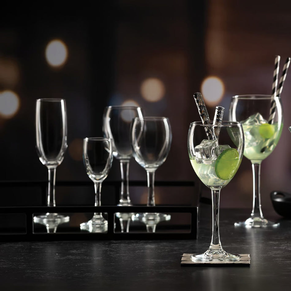 Set 6 pahare șampanie 210 ml, design elegant și rezistent, Imperial PASABAHCE 64551