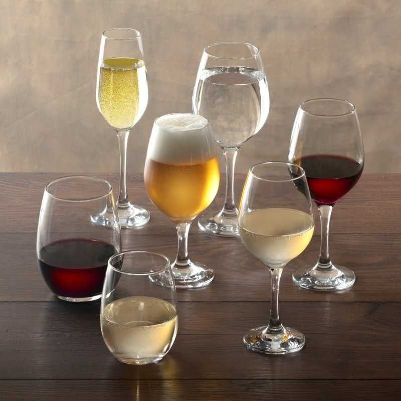 Set 6 pahare vin din sticlă Amber PASABAHCE, diverse capacități 295 ml
