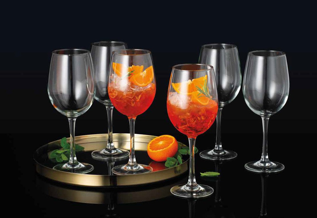 Set 6 pahare vin elegante Ambition Venus, sticlă de calitate 470 ml