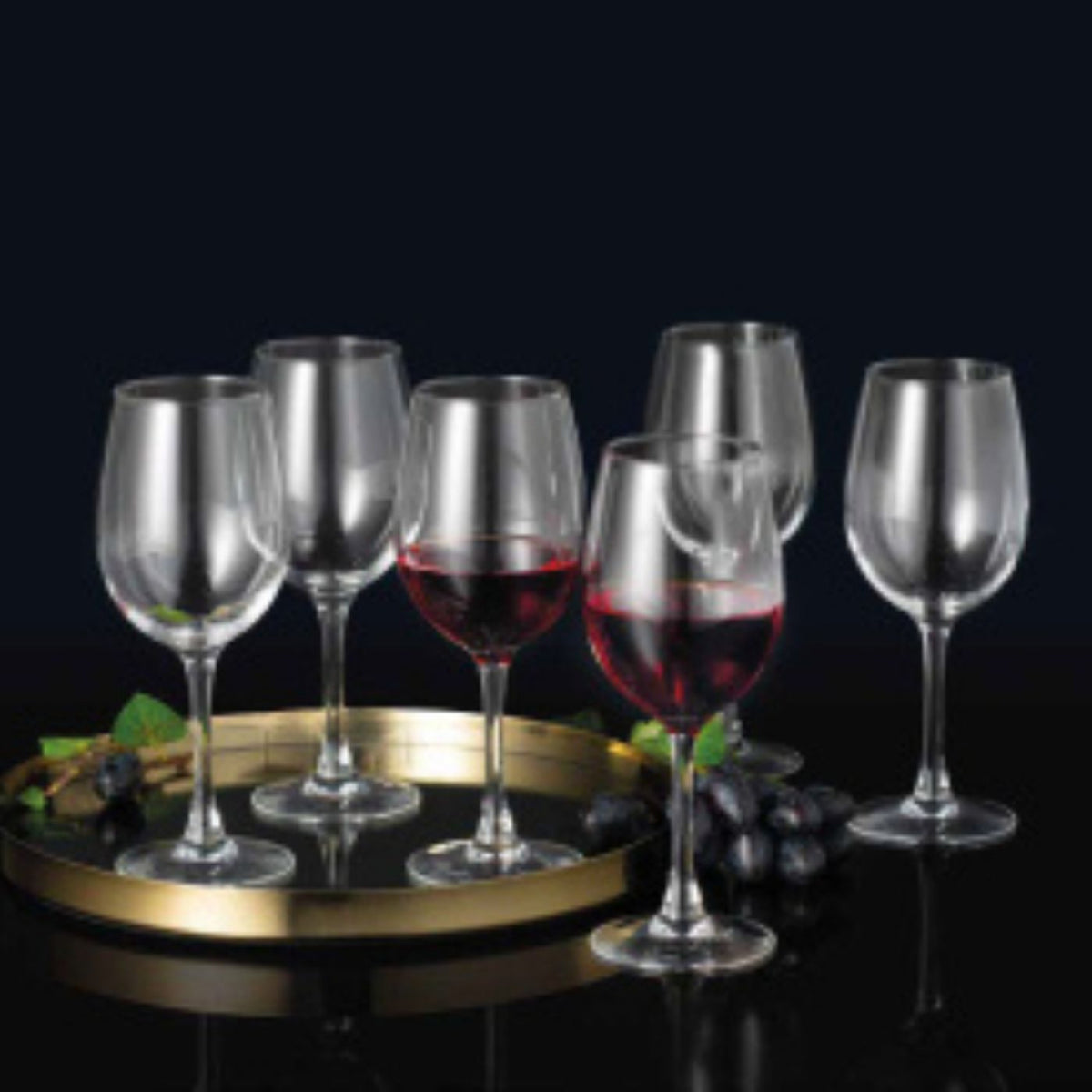 Set 6 pahare vin elegante Ambition Venus, sticlă de calitate 470 ml