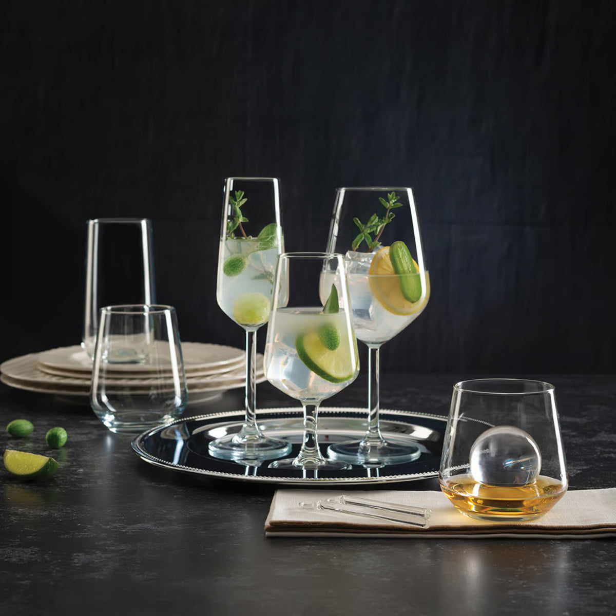Set 6 pahare vin Allegra de la Pasabahce, design elegant din sticlă rezistentă