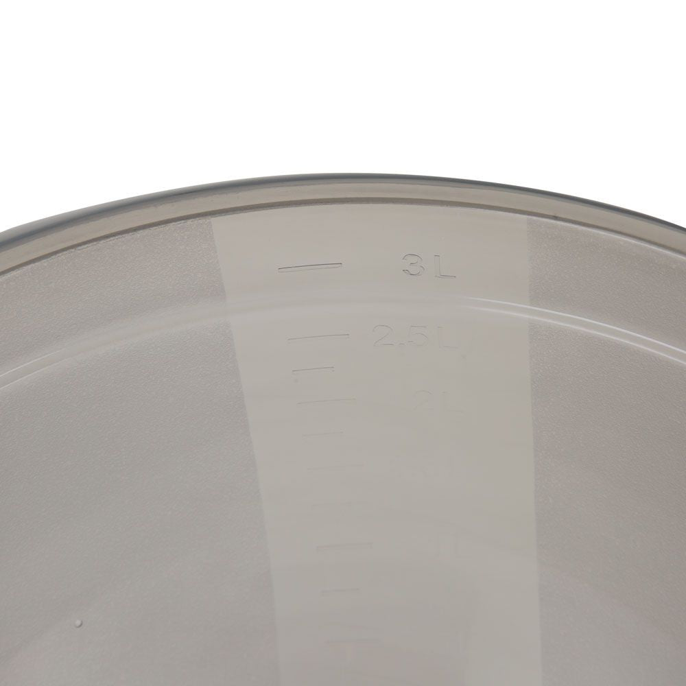 Set 3 boluri de bucătărie din plastic, pentru mixare, stivuibile, DOMOTTI Cindy