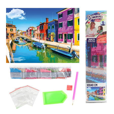 Set creatie cu diamante, 30x40 cm - Toi-Toys