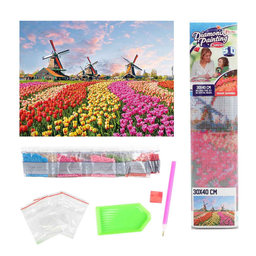 Set creatie cu diamante, 30x40 cm - Toi-Toys