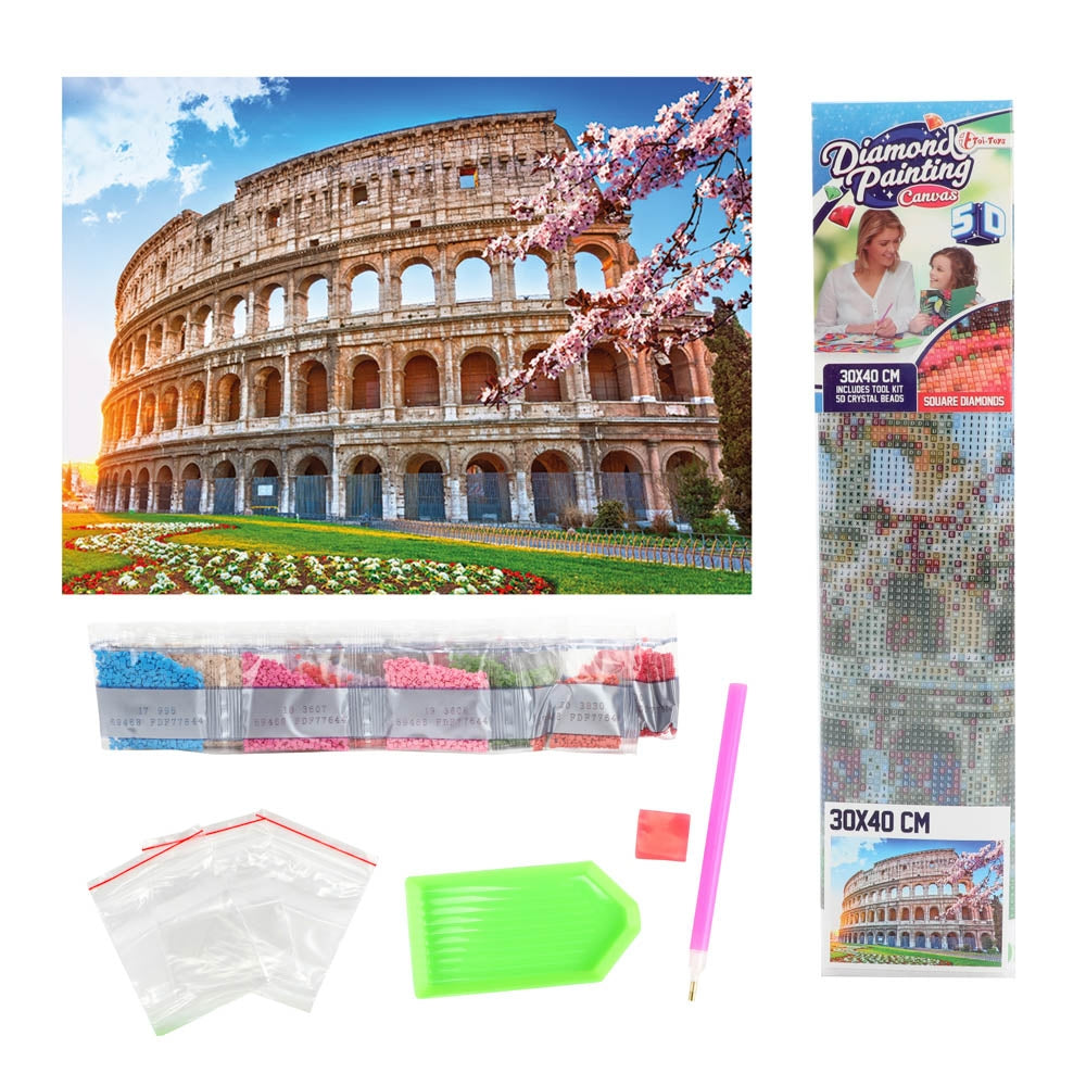 Set creatie cu diamante, 30x40 cm - Toi-Toys
