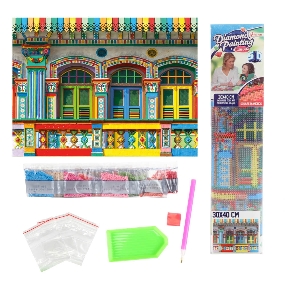 Set creatie cu diamante, 30x40 cm - Toi-Toys