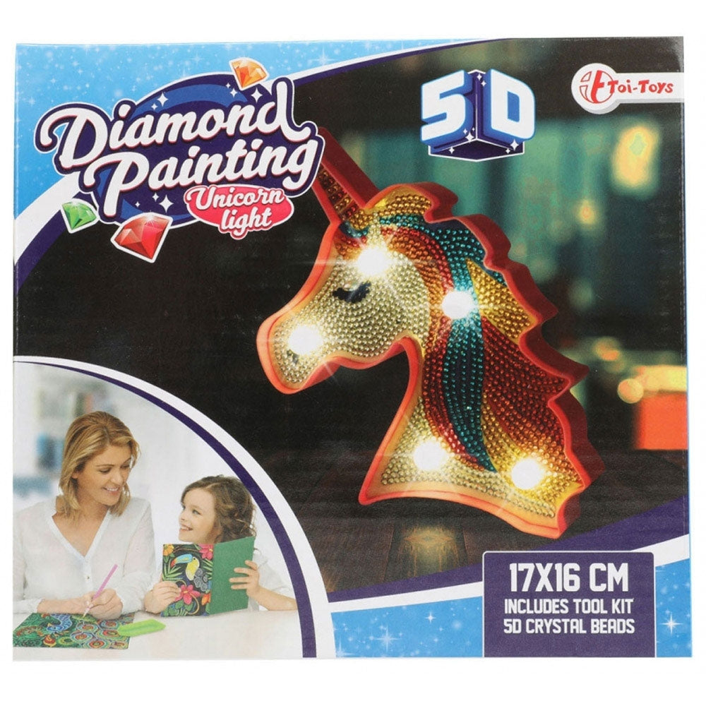 Set Creatie Cu Diamante, Lampa Unicorn - Toi-toys