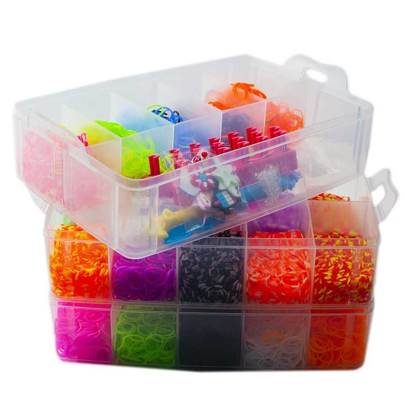 Set creativ elastice, 9000 piese pentru brățări, accesorii, GH-9000