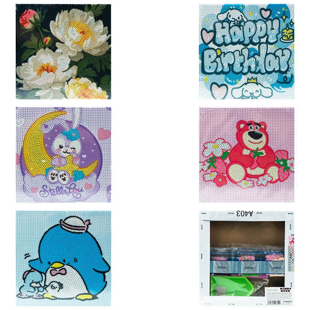 Set Creativ Mozaic Cu Diamante, Canvas, 20x20cm
