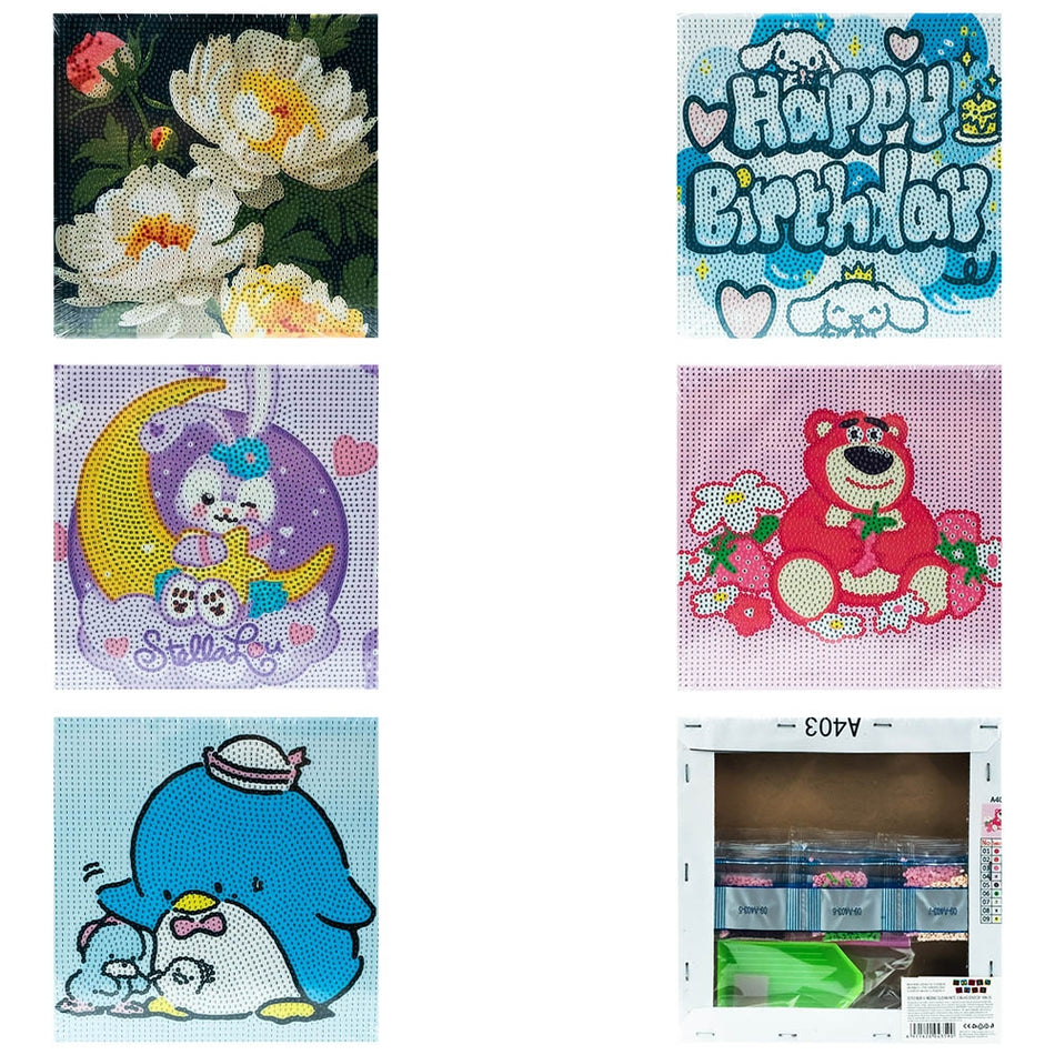 Set Creativ Mozaic Cu Diamante, Canvas, 20x20cm