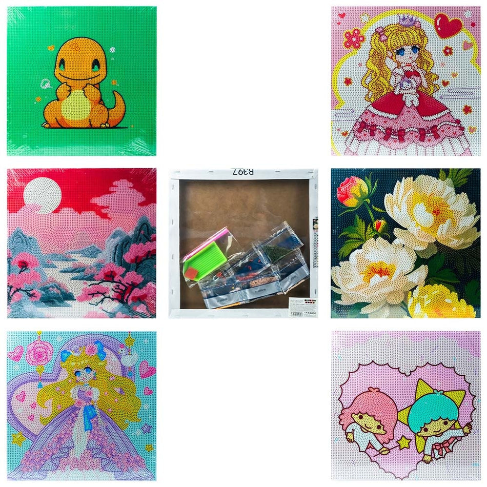 Set Creativ: Mozaic Cu Diamante, Canvas, 30x30cm