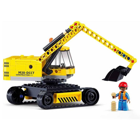 Set de constructie Town, 152 piese, Excavator - Sluban