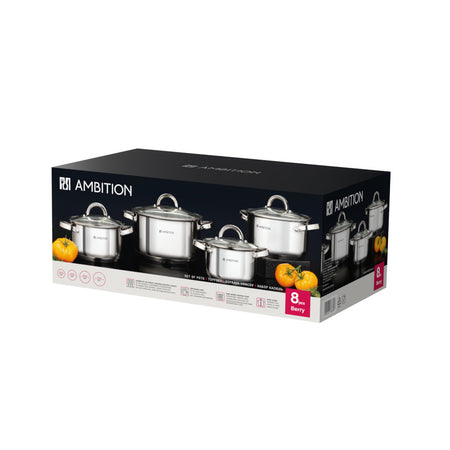 Set oale din inox Berry de la Ambition, diferite seturi, pentru bucătărie