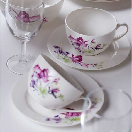 Set servire ceai sau cafea, 12 piese, 6 persoane, Garden AMBITION 29144