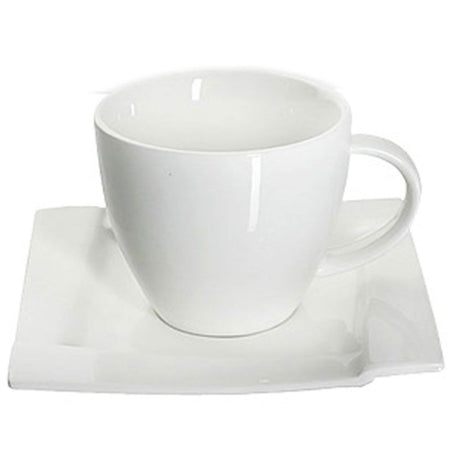 Set ceai sau cafea Kubiko, 12 piese, 6 persoane, portelan modern – Ambition 61242