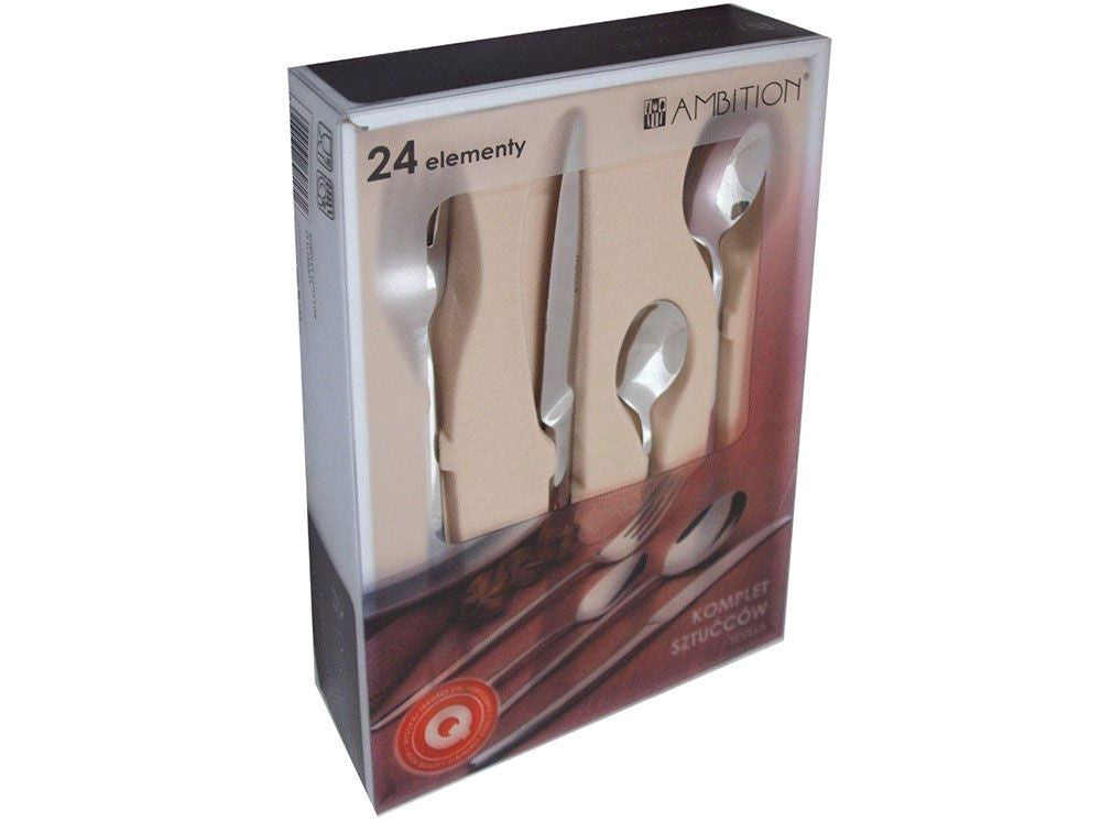 Set tacamuri inox, 24 piese, 6 persoane, Sevilla AMBITION 69813