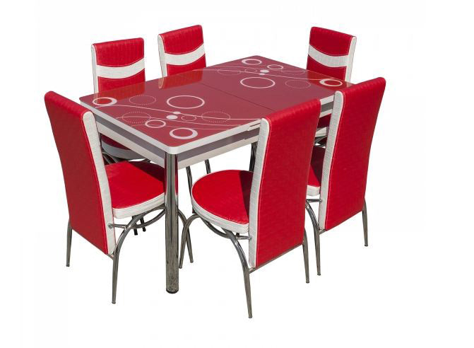 Set Masa 170x80+ 6 scaune