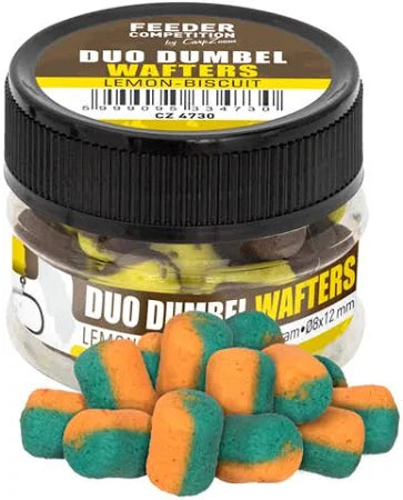Wafters Duo Dumbel 8x12mm 15gr Squid-Apricot