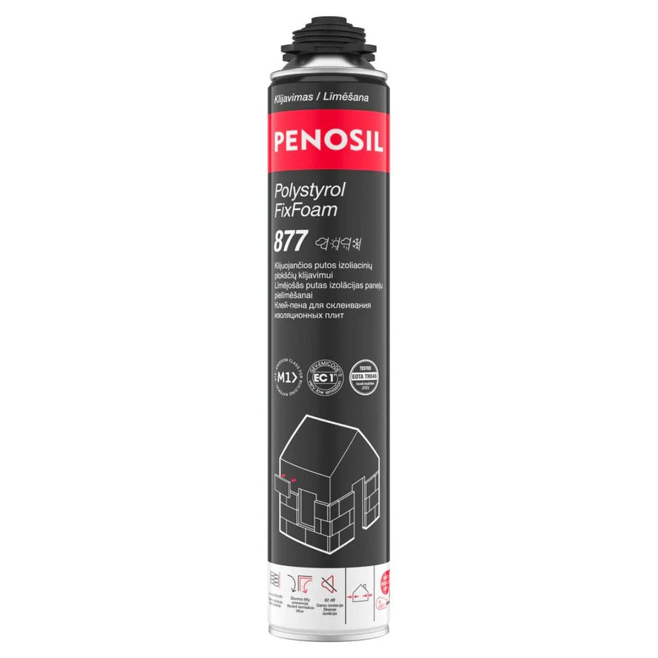 Adeziv Spuma Pentru Polistiren Premium Polystyrol Fixfoam 877, 750ml,