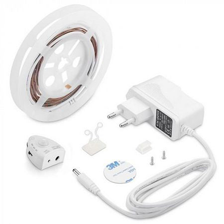 Kit Banda Led Cu Senzor Miscare Pentru Iluminat Pat 4500k(Single)