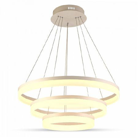 Candelabru Led 80w 3 Inele Dimabil 4000k Alb Neutru