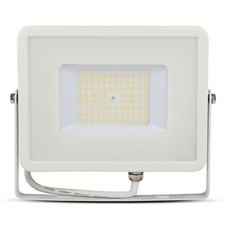 Reflector Led Smd Slim 50w 120lm/W 4000k Ip65 Alb, Cip Samsung