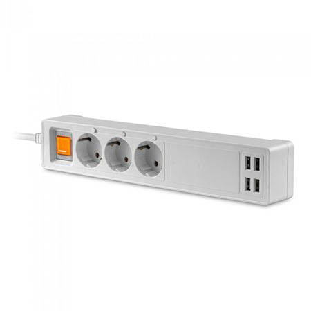 Prelungitor Smart 1.8m 3cai + 4usb 5a 3500w Max