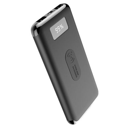 Power Bank 10000mah Incarcare Wireless - Negru