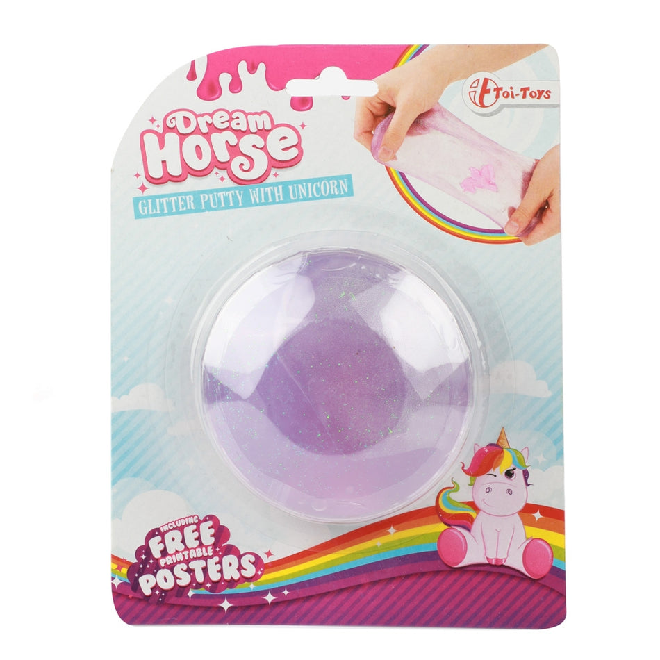 Slime Cu Sclipici  + Figurina Unicorn Toi Toys 35245z