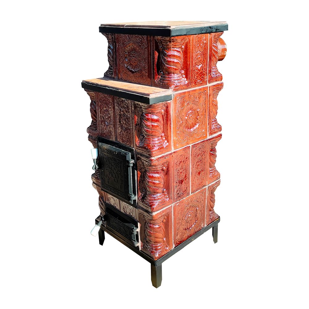 Soba teracota maro Premium 4 randuri 45 × 45 × 110 cm evacuare dreapta Regata 275240