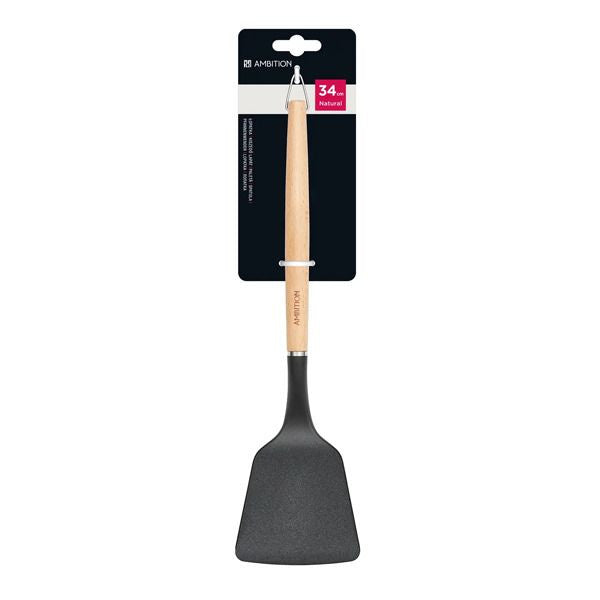 Spatulă bucătărie cu mâner din lemn, din colecția Natural Ambition