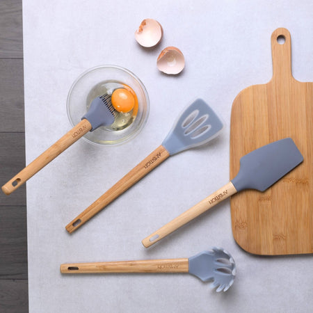 Spatula îngustă cu mâner bambus, stil Nordic, silicon, colectia Nordic AMBITION 96763