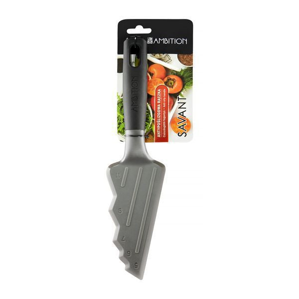 Spatulă zimțată Savant, mâner anti-alunecare, gri/negru AMBITION 96819