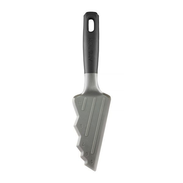 Spatulă zimțată Savant, mâner anti-alunecare, gri/negru AMBITION 96819